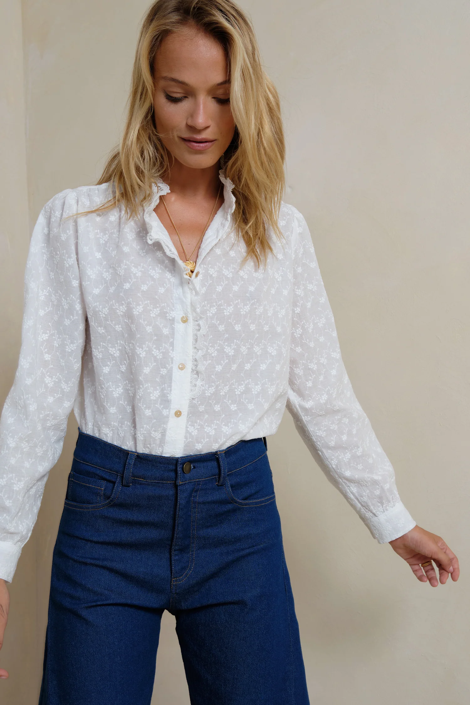 Amina Blouse - White - Image 4