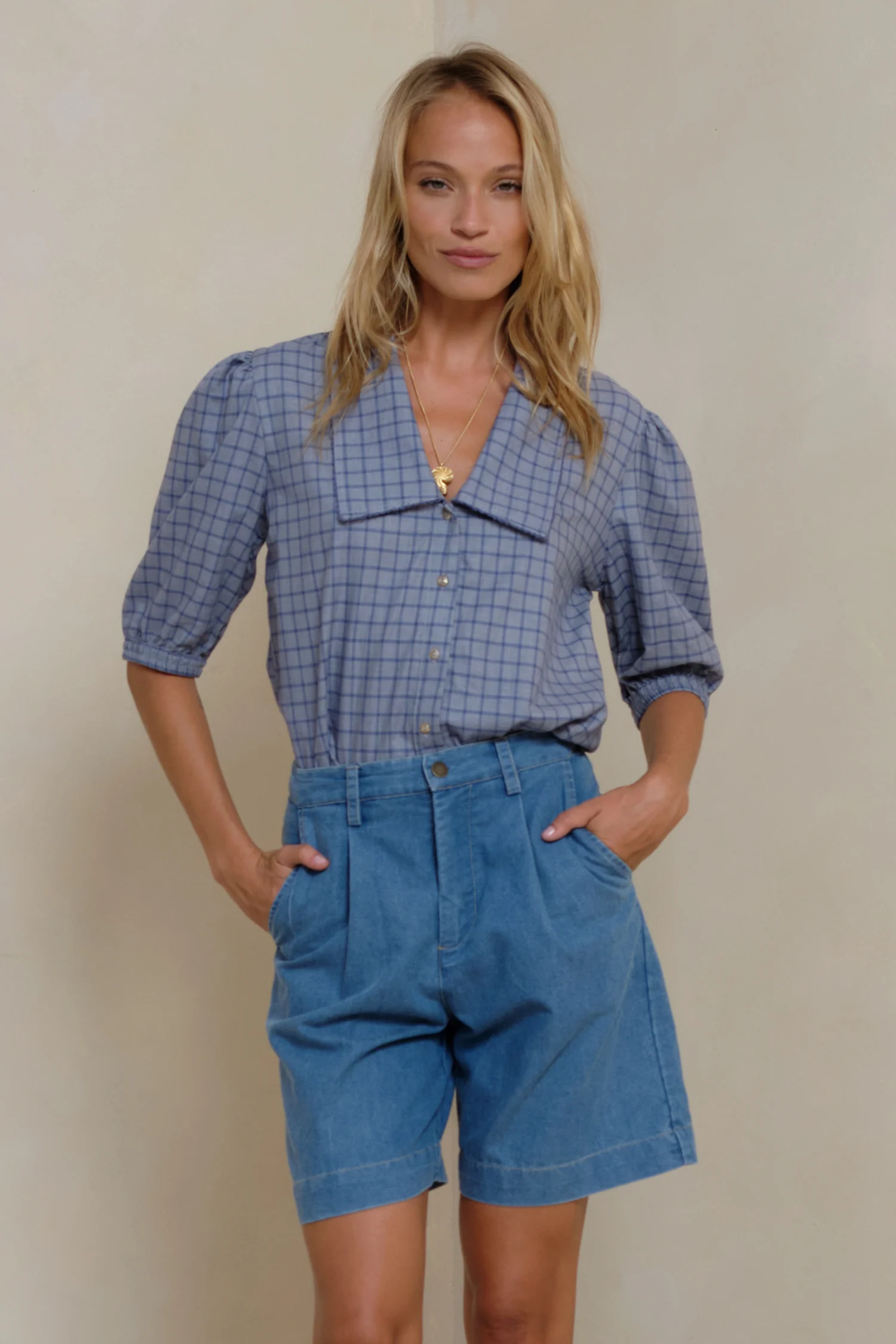 Annyck Check Top - Elysian Check - Image 4