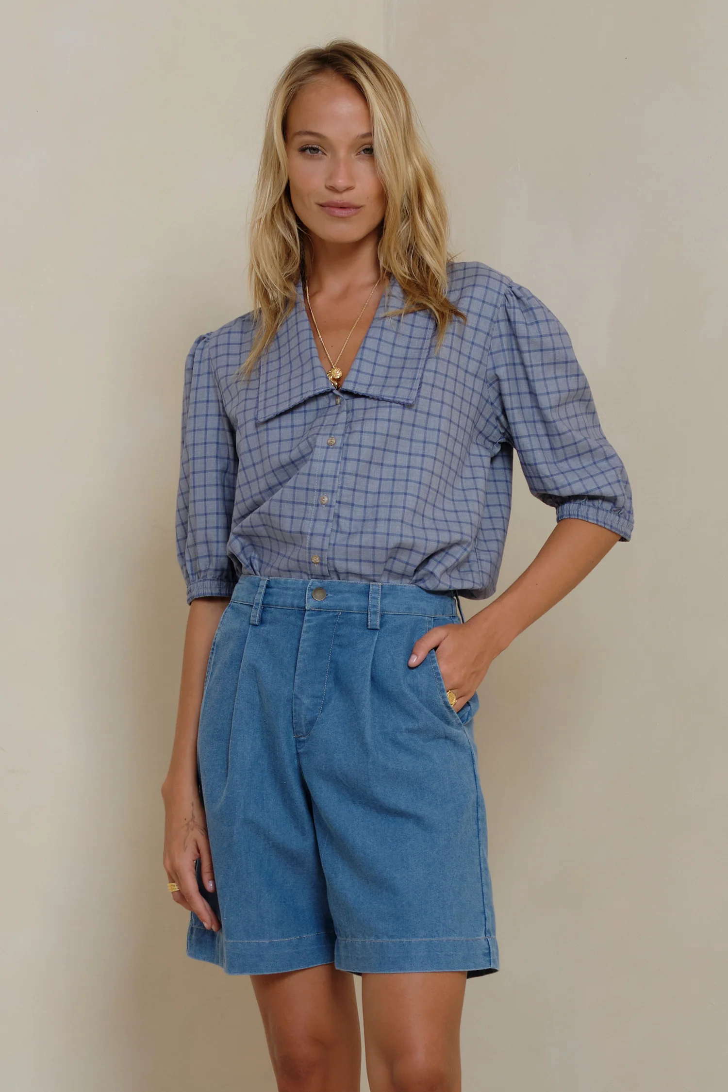 Annyck Check Top - Elysian Check - Image 5