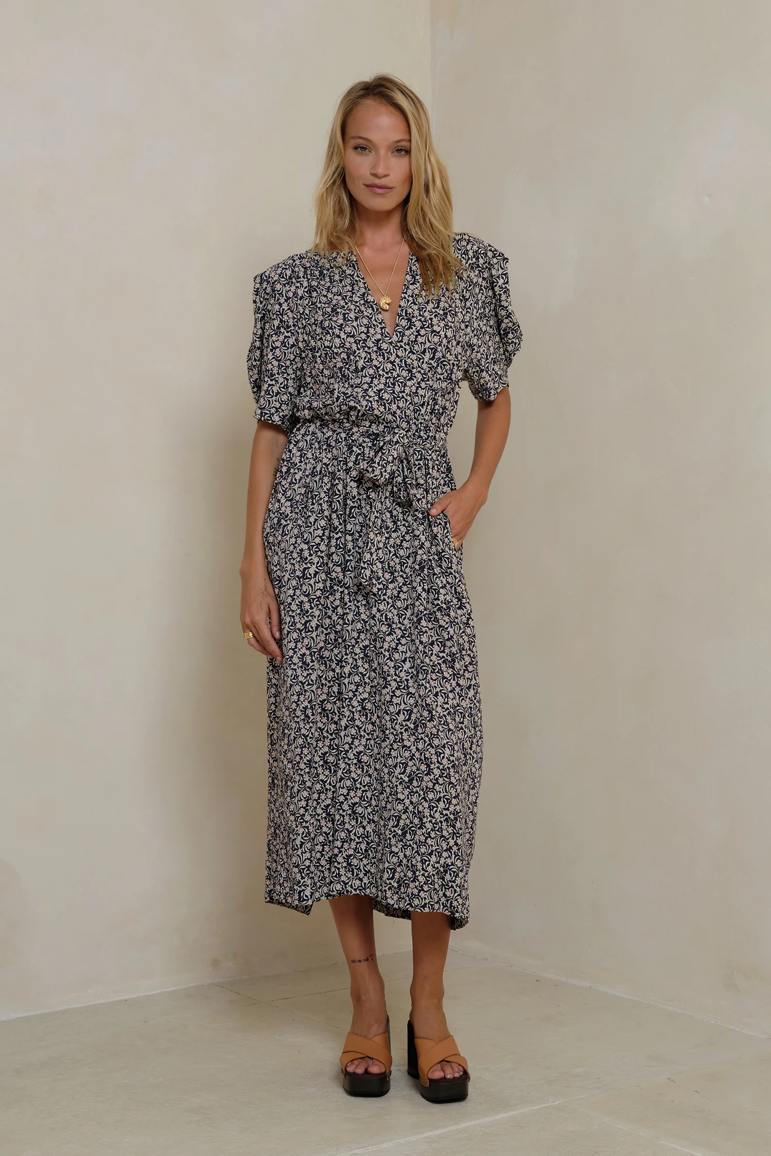 Coven Dress - Chelsea Floral Navy - Image 6
