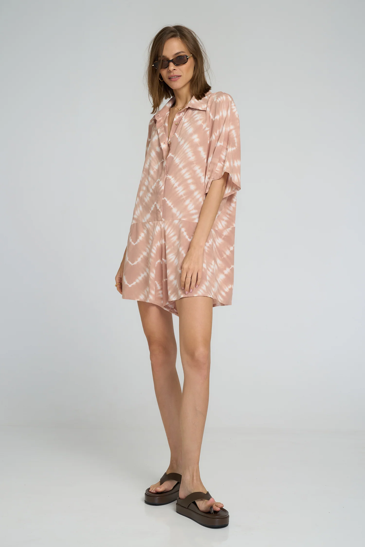 Del Rio Playsuit - Celestial Tie Dye/Guava - Image 4