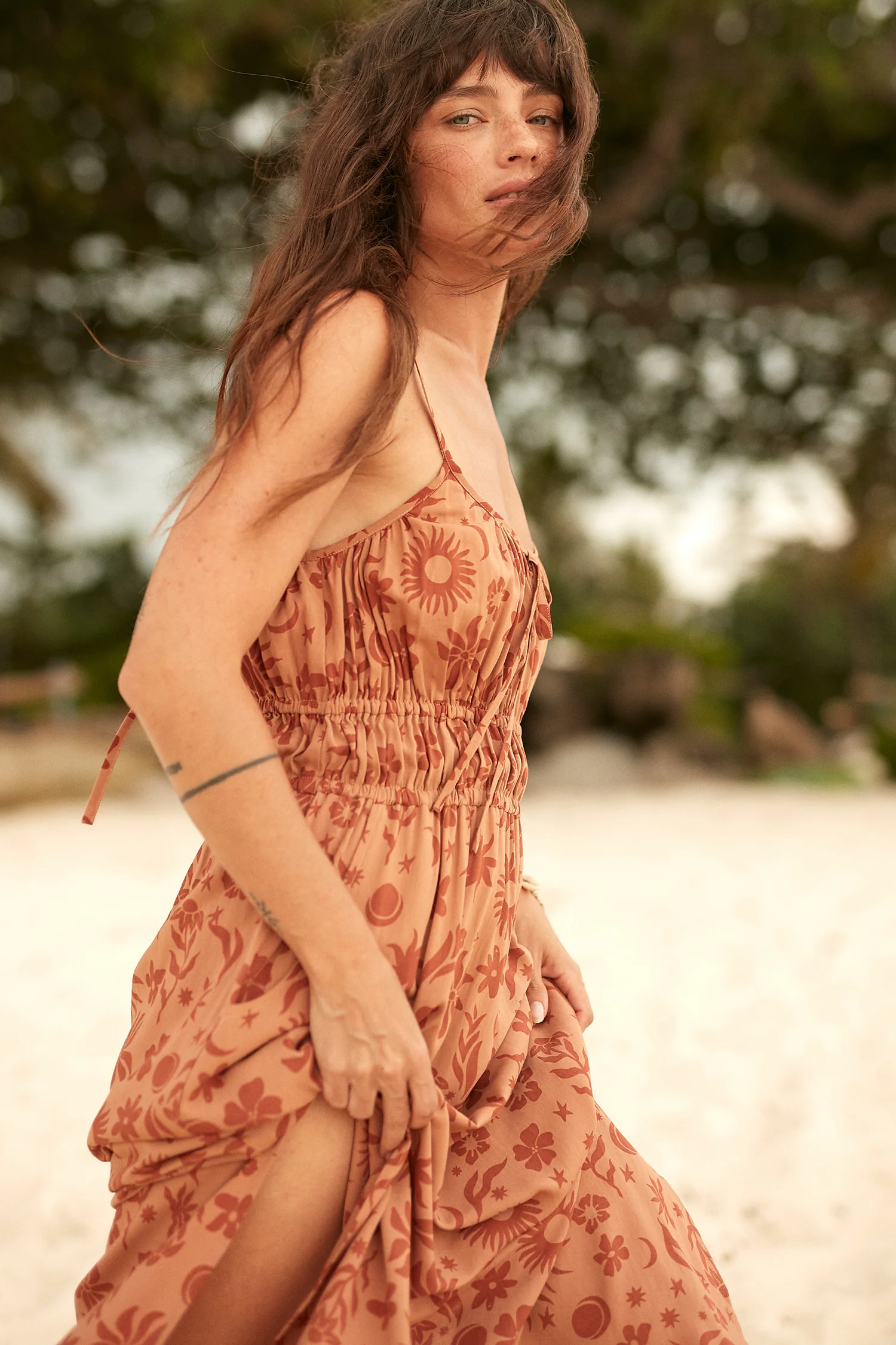 Gypsy Dress - Mystic Wisdom Rust - Image 2