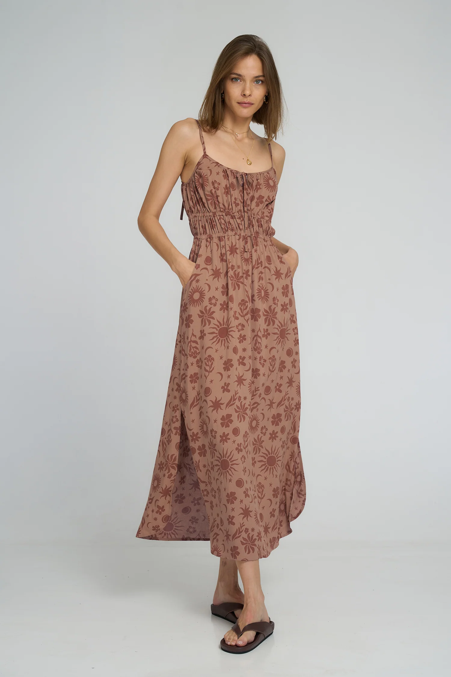 Gypsy Dress - Mystic Wisdom Rust - Image 4