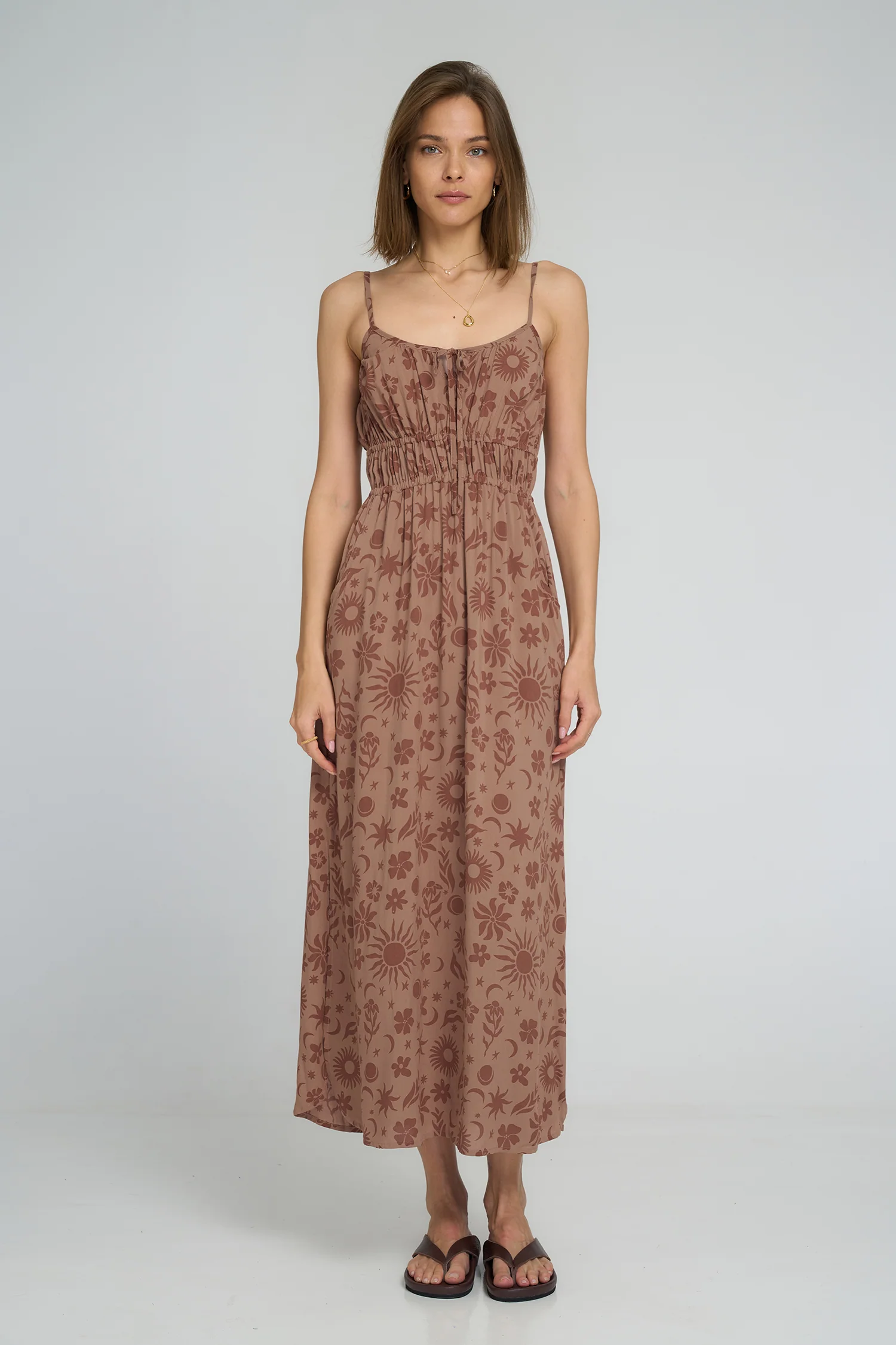 Gypsy Dress - Mystic Wisdom Rust - Image 5