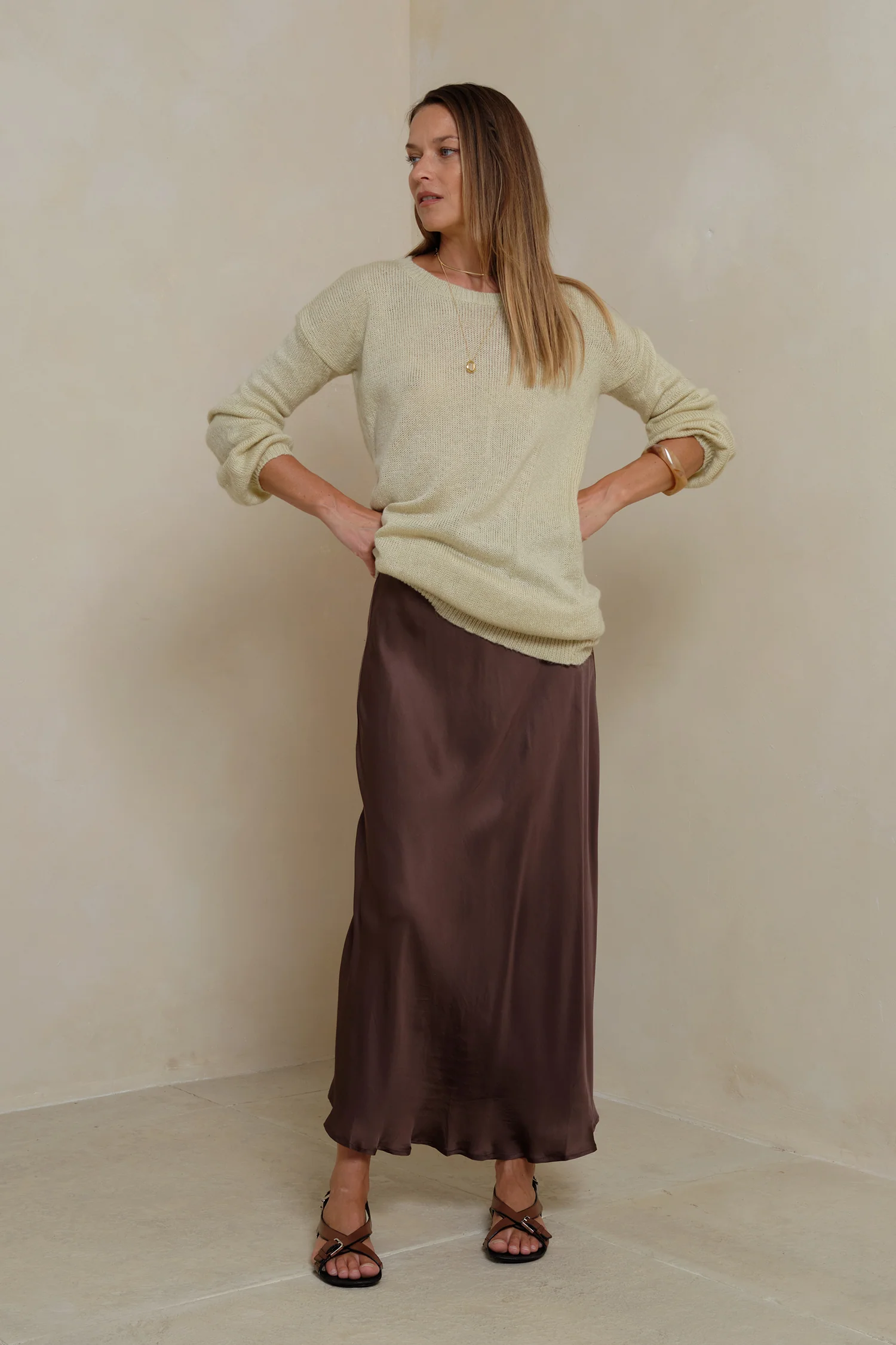 Joplin Skirt - Chocolate - Image 3