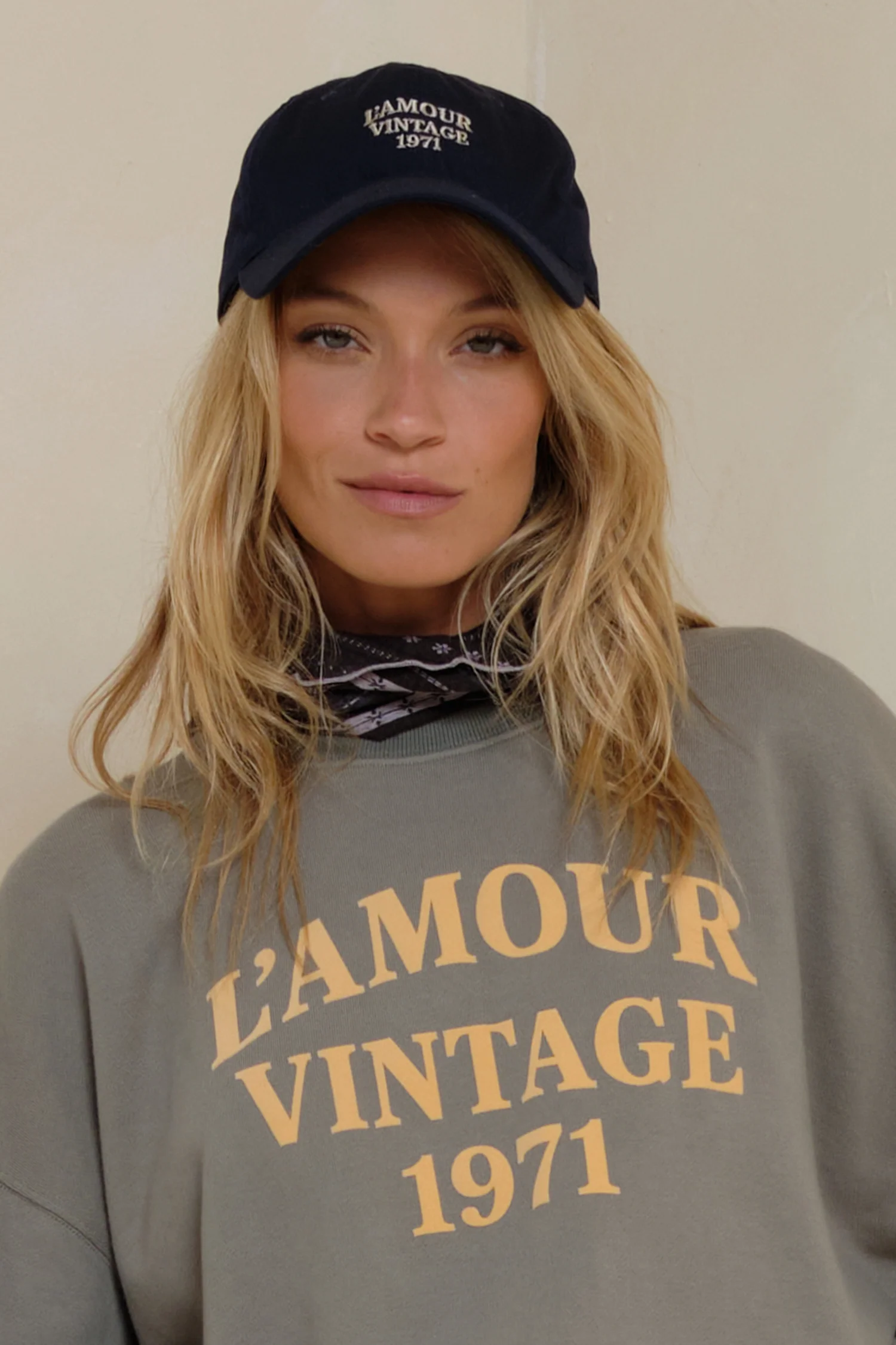 L'Amour Vintage Cap - Navy - Image 4