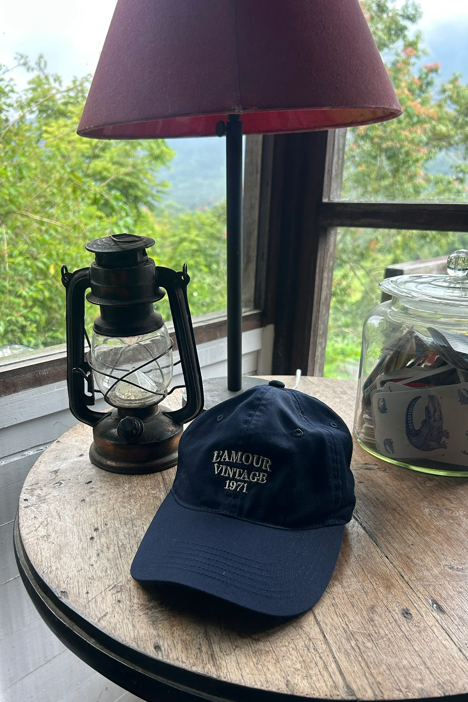 L'Amour Vintage Cap - Navy - Image 5