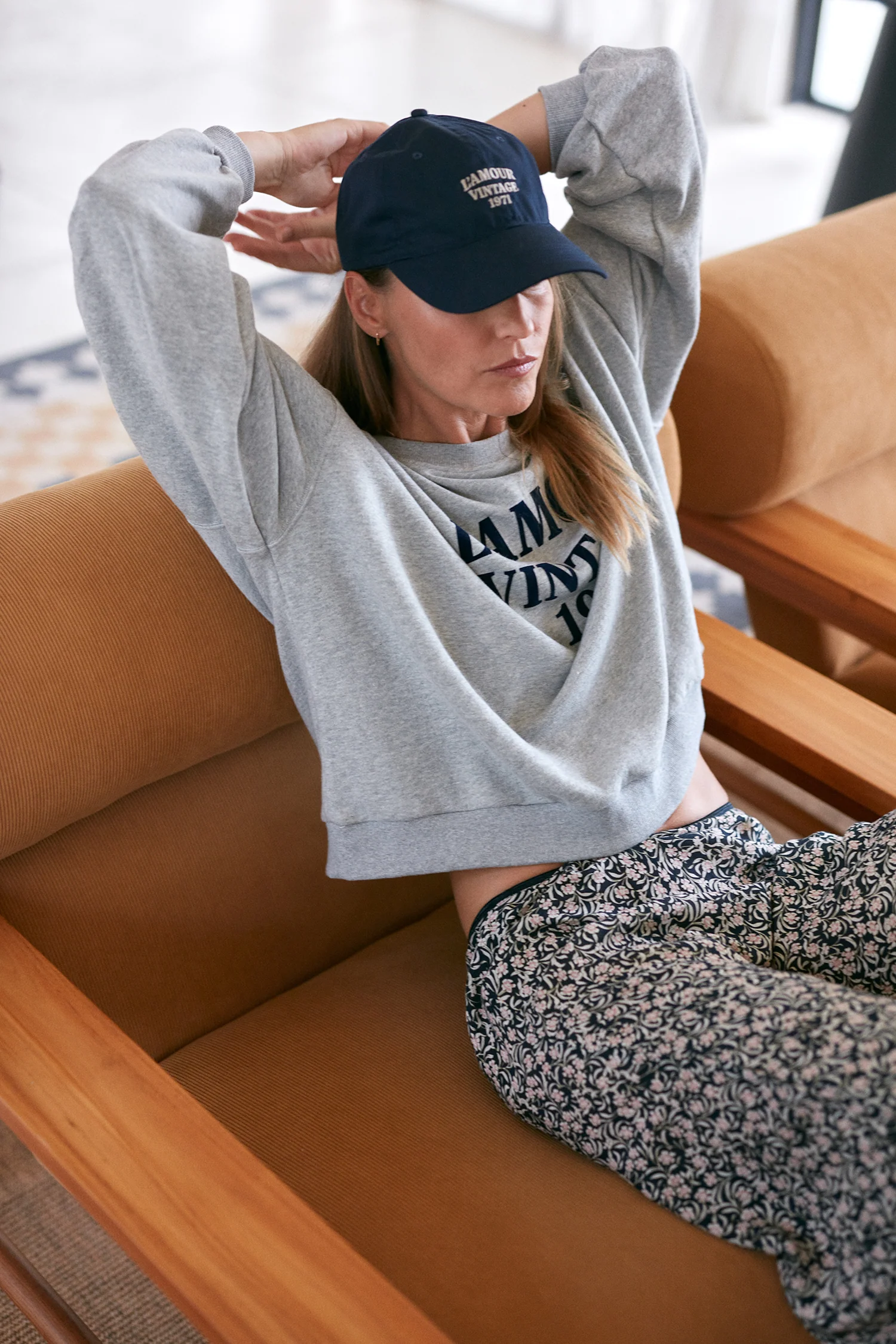 L'Amour Vintage Cap - Navy - Image 6