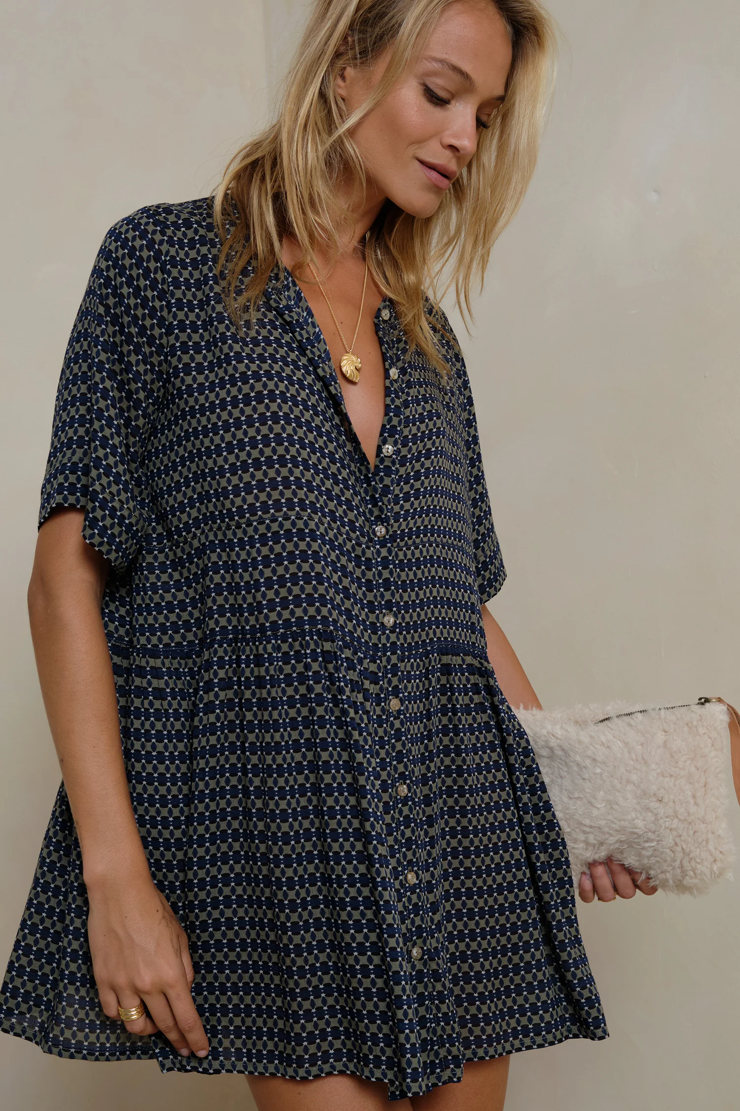 Lauralee Dress - Retro Print - Image 3