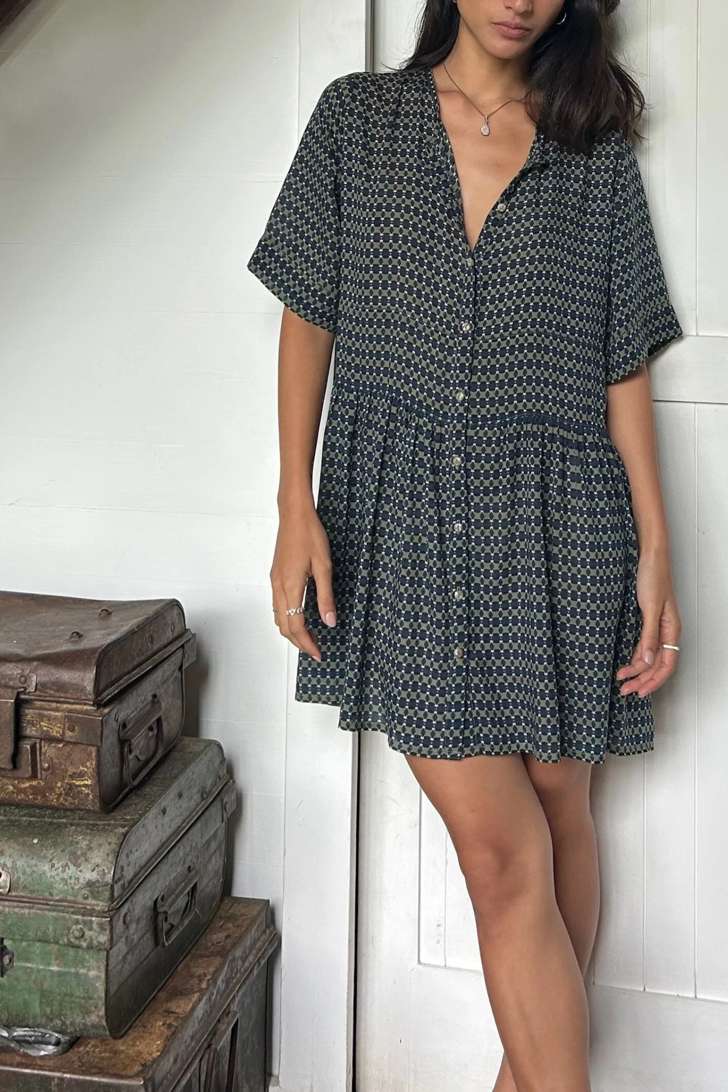 Lauralee Dress - Retro Print - Image 4