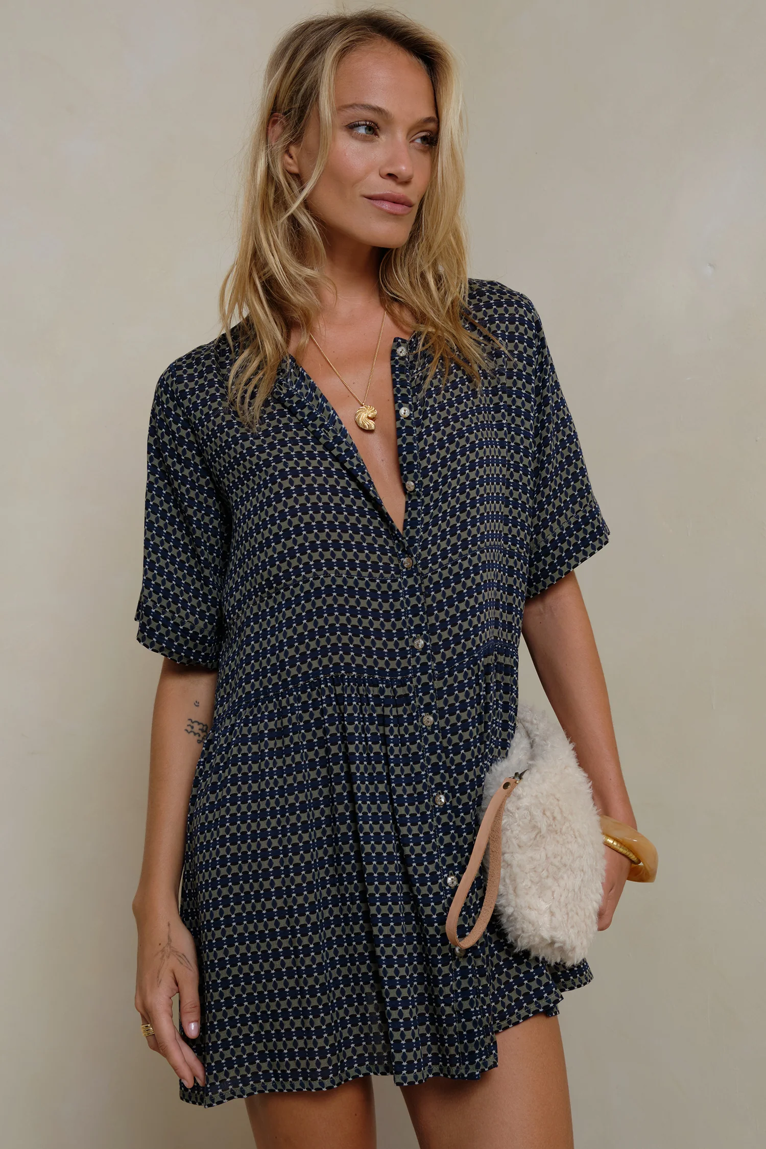 Lauralee Dress - Retro Print - Image 5