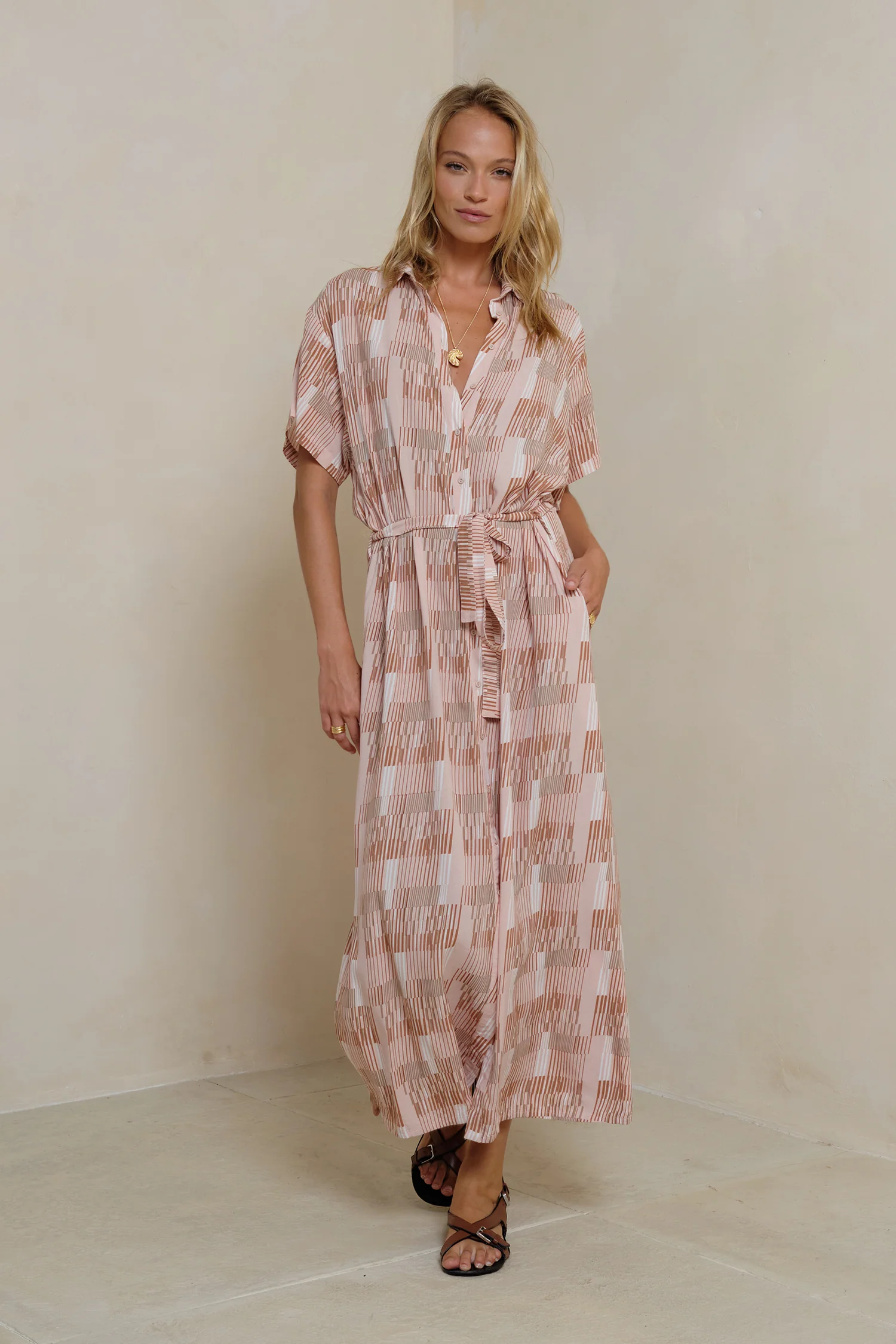 Lotus Dress - Utopia Print Sunset - Image 5