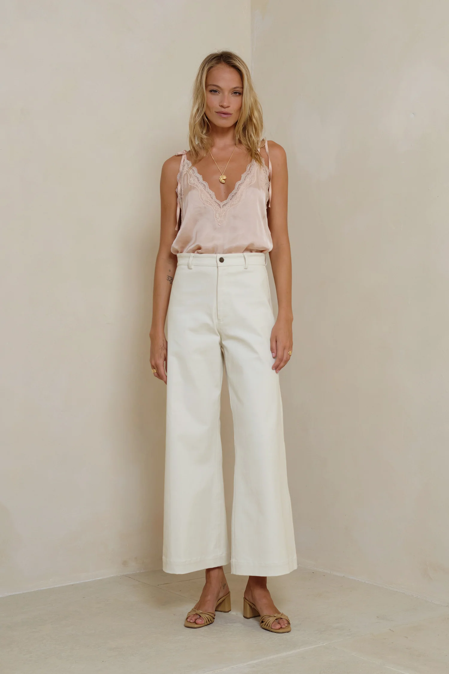 Lou Lou Pants - Crème - Image 4