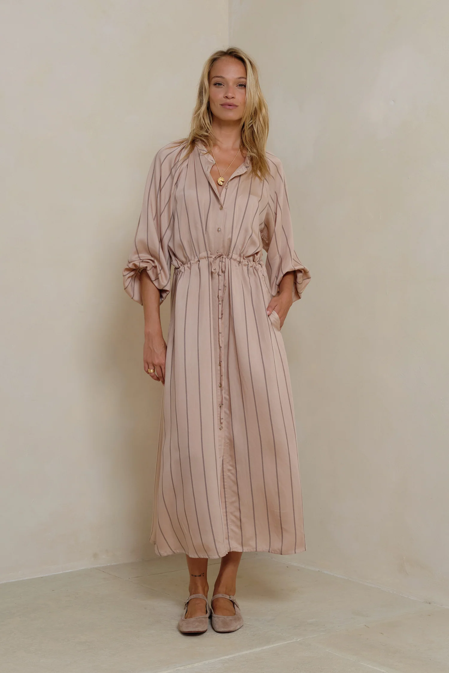 Lourdes Dress - Seraphine Blush