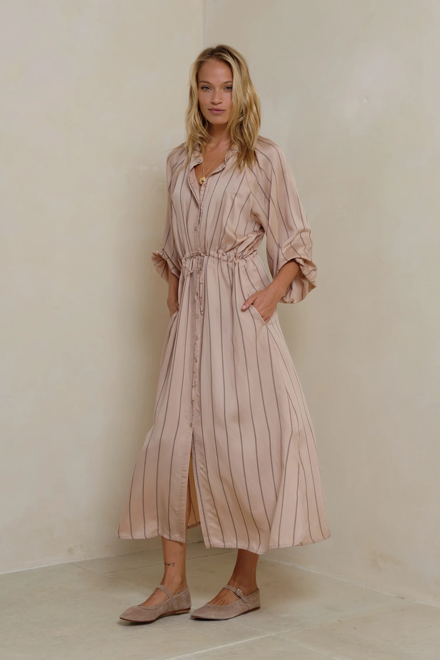 Lourdes Dress - Seraphine Blush - Image 2