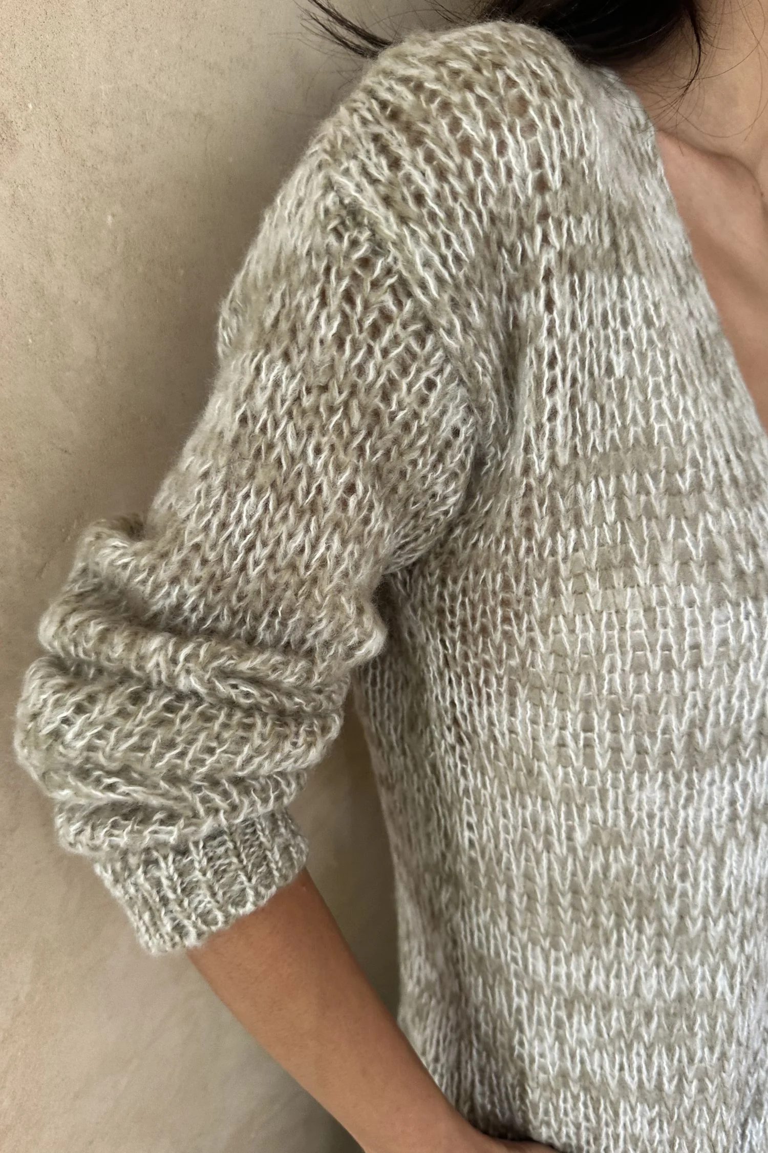 Marais Cardigan - Mocca Mix - Image 3