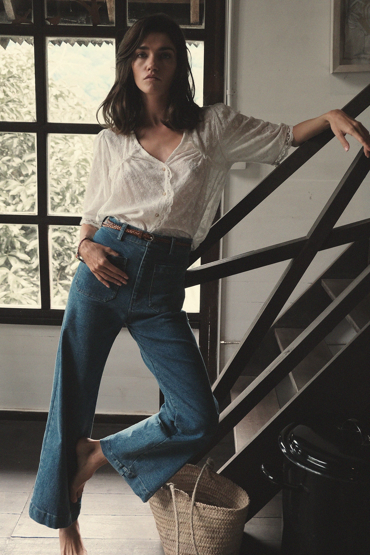 Molly Denim Jeans - Mid Blue - Image 6