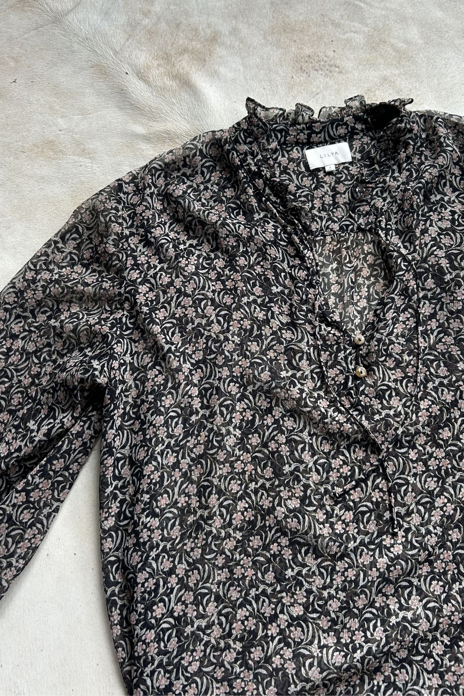 Oakie Blouse - Chelsea Floral Navy - Image 4