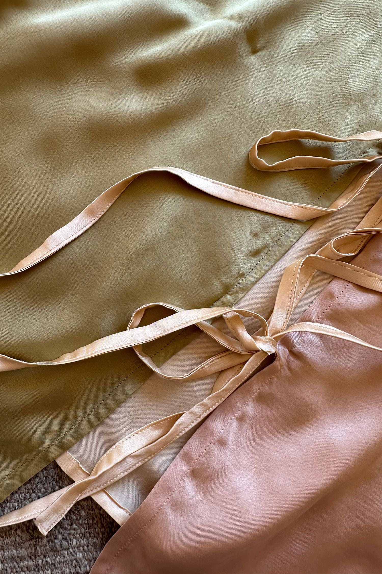 Peony Cami Top - Shell Pink/Pastel Sage/Butter Yellow - Image 4