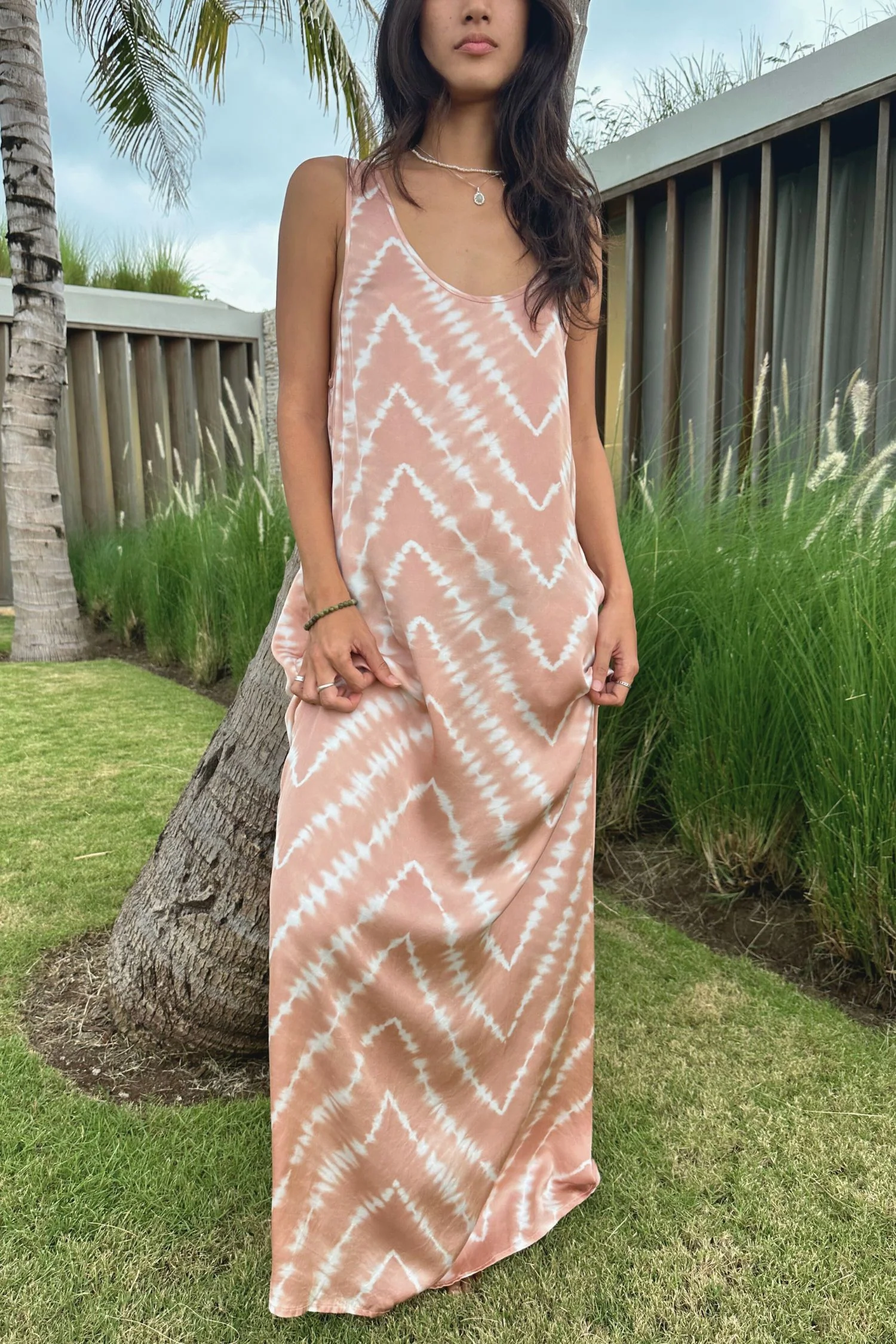 Safran Maxi Dress - Celestial Tie Dye/Guava - Image 5