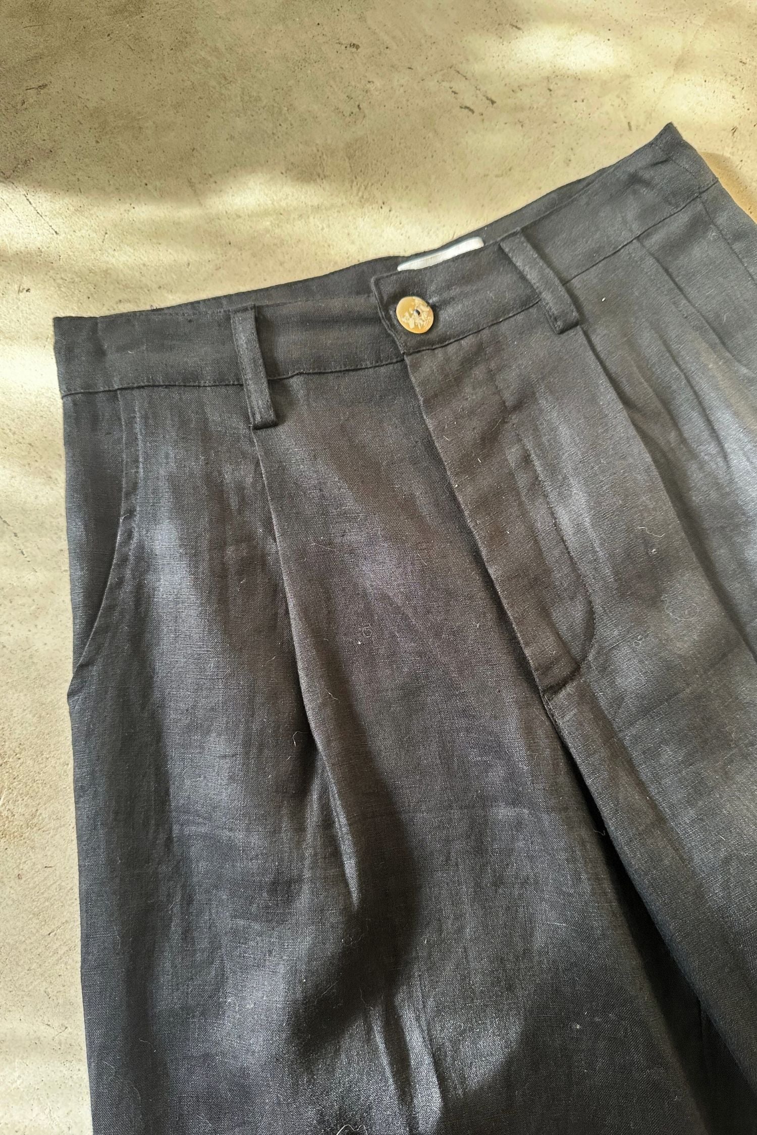 Scorpio Linen Pants - Black - Image 4