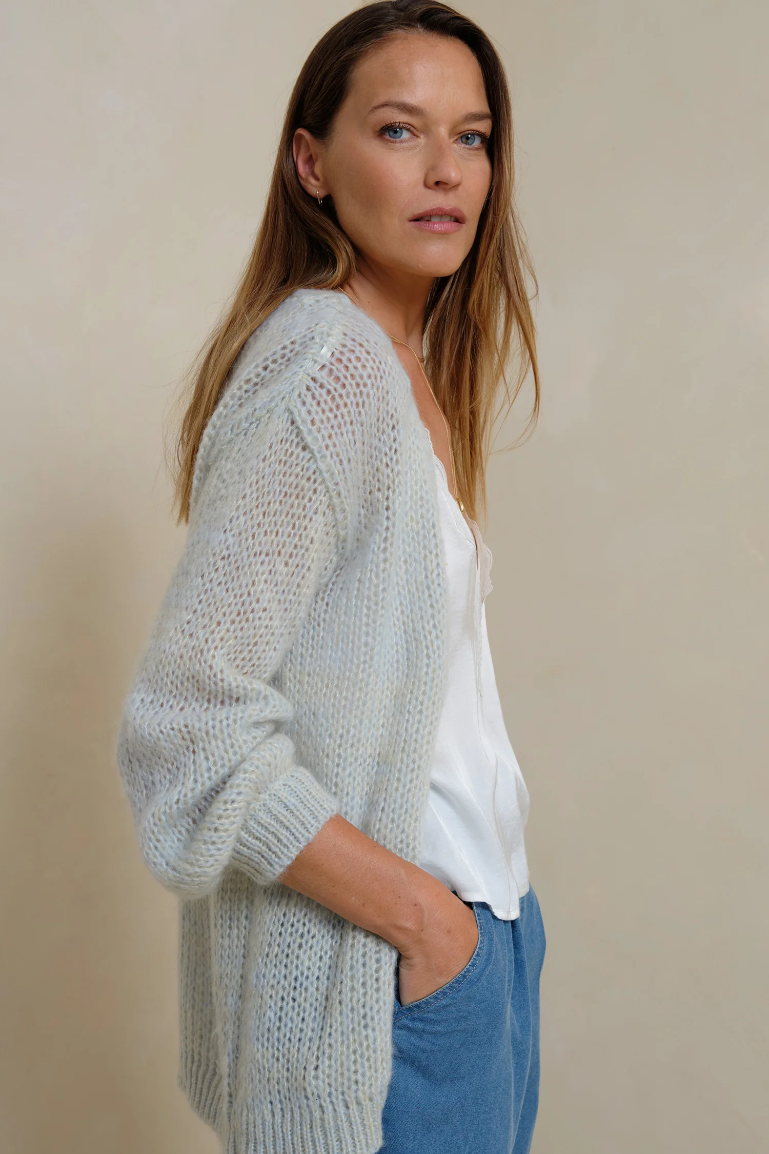 Sea Cardigan - Blue Mix - Image 4