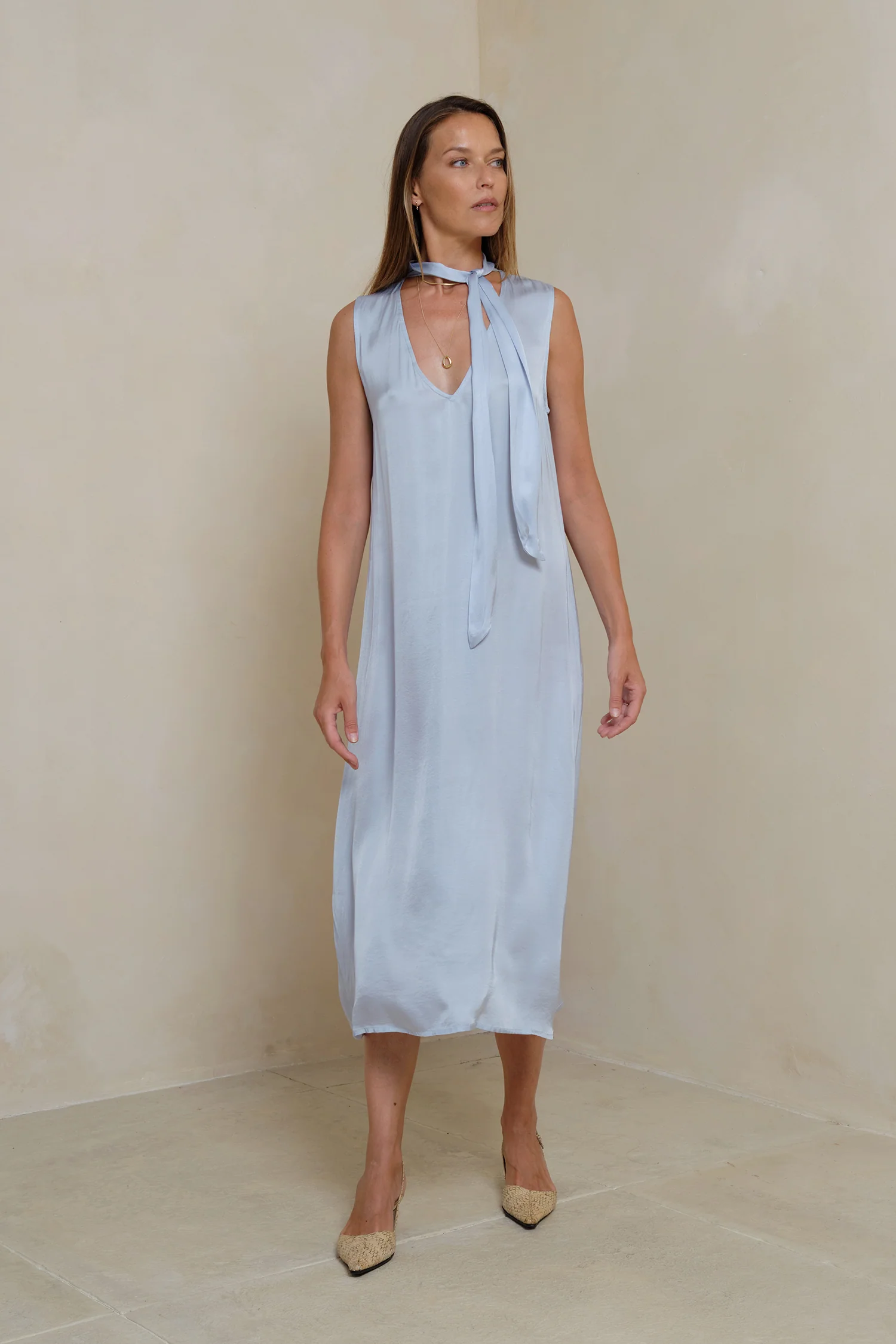 Sirocco Dress - Powder Blue - Image 5
