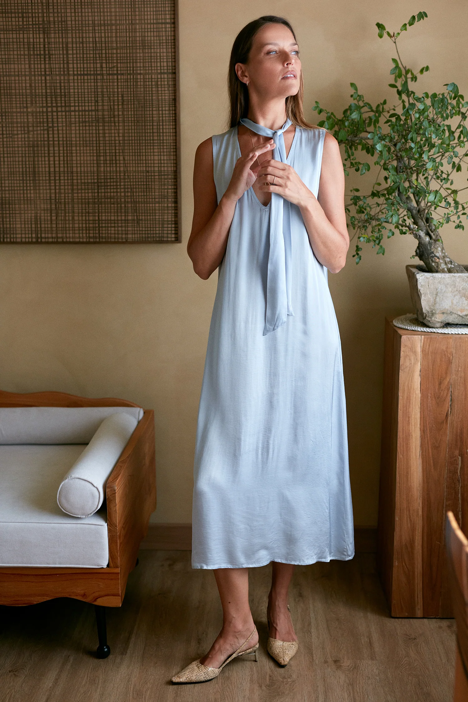 Sirocco Dress - Powder Blue - Image 7