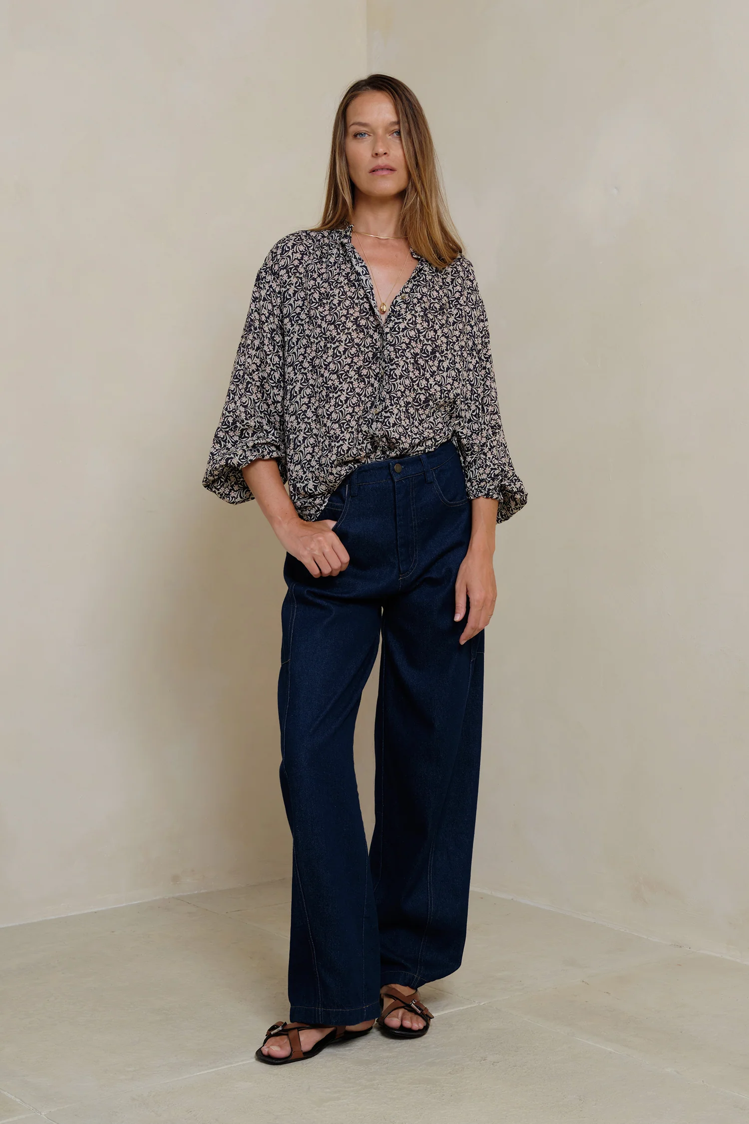 Tilly Denim Jeans - Deep Blue - Image 5