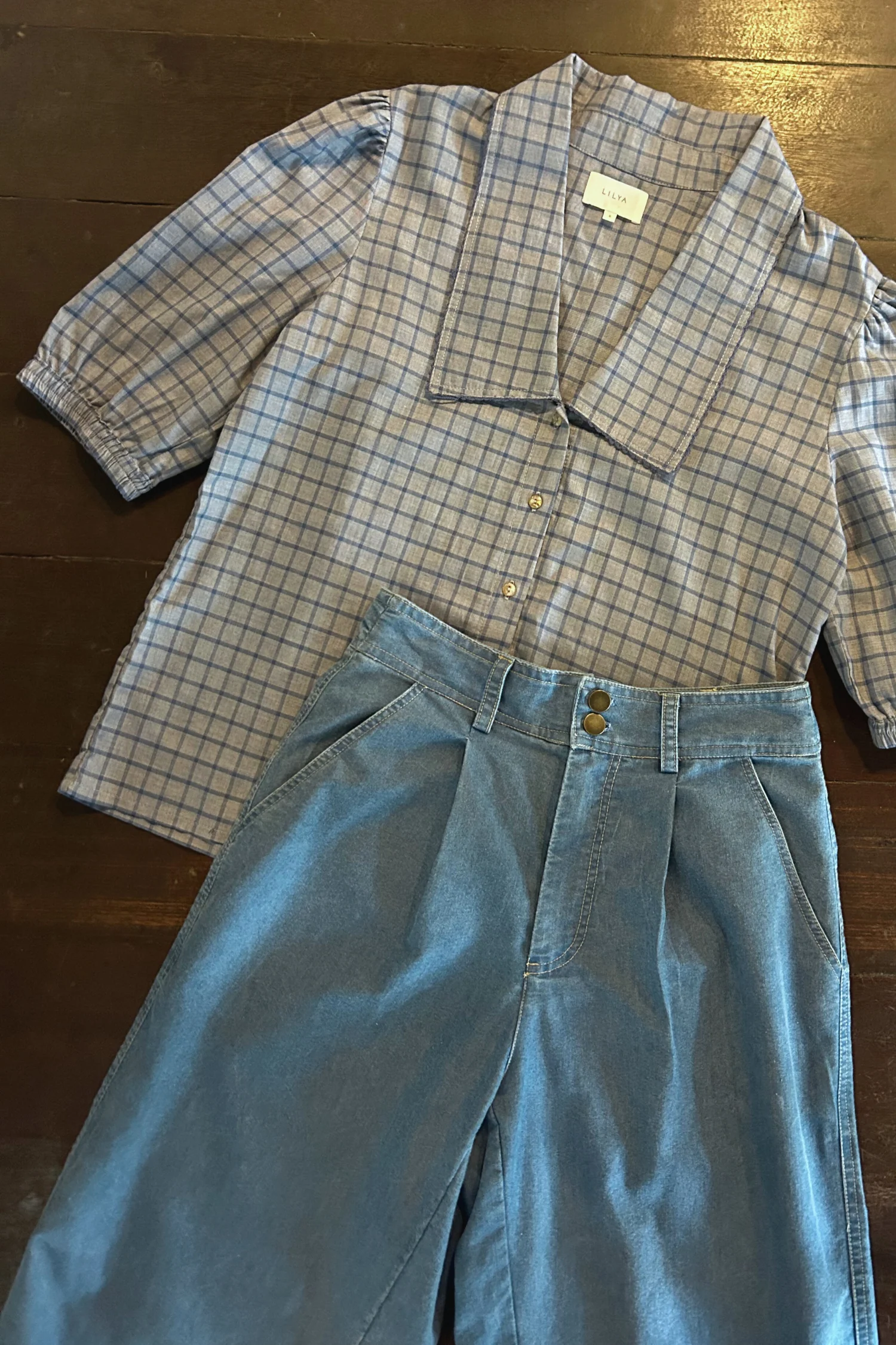 Utility Chambray Pants - Pacific Blue - Image 3
