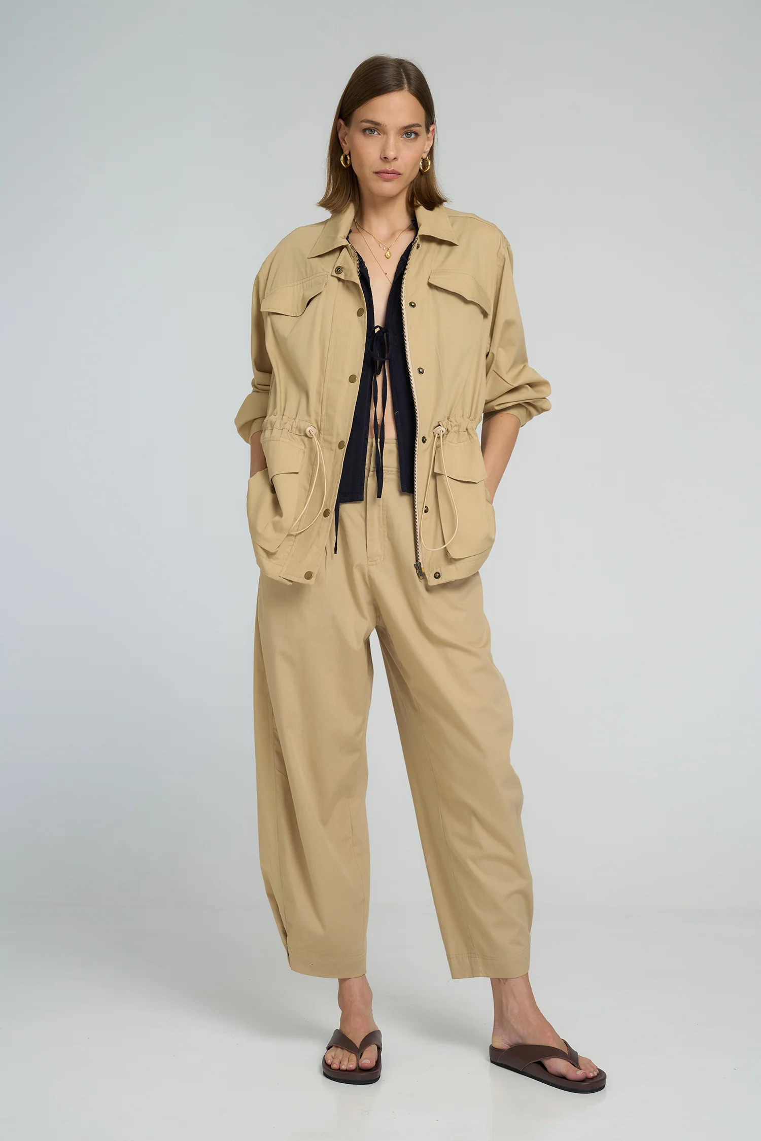 Utility Jacket - Sand - Image 4