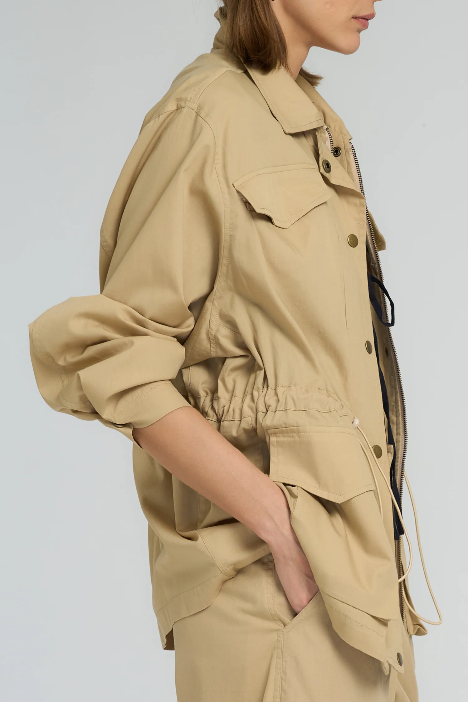 Utility Jacket - Sand - Image 5