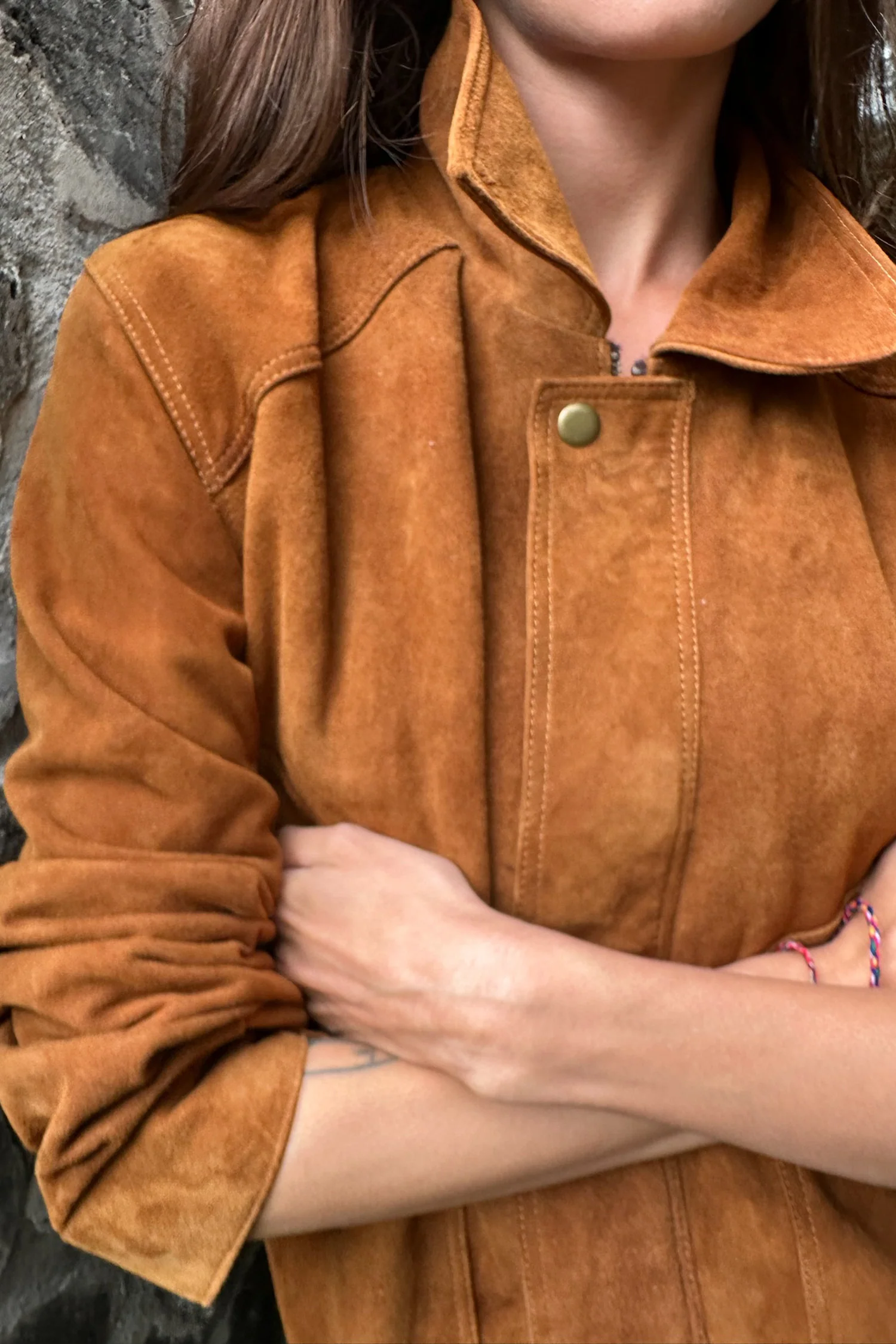 Zephyr Suede Jacket - Havana Cuba Suede - Image 7