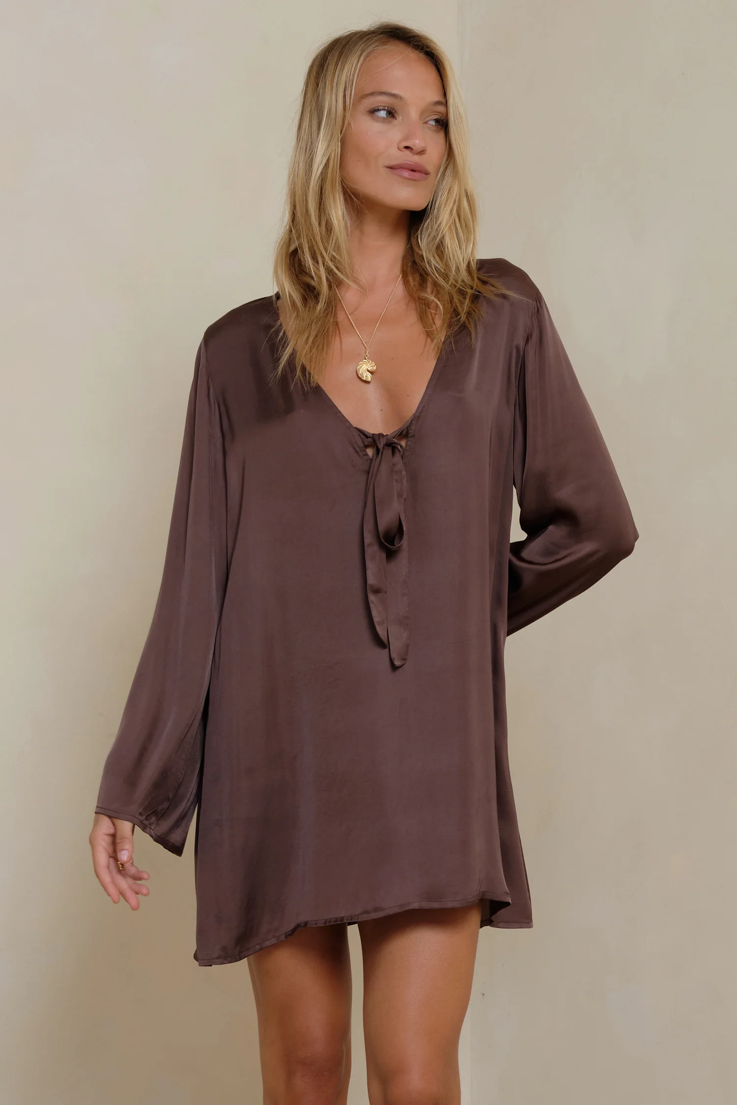 Zermatt Dress - Chocolate - Image 3